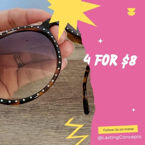 Plastic Everyday Tortoise Shell Sunglasses - Picture 3 of 6